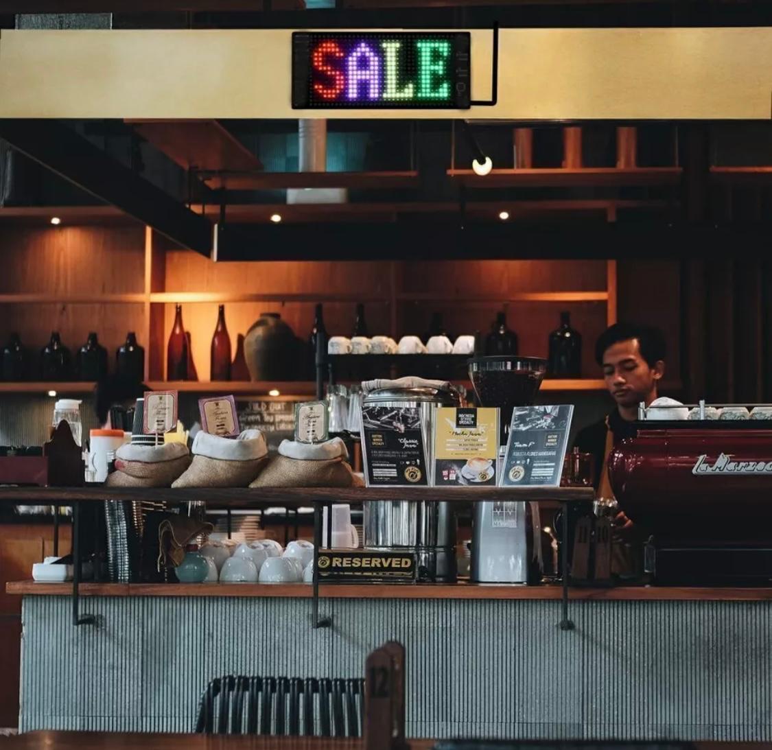 Flexible LED Display For use in Shops and Cars