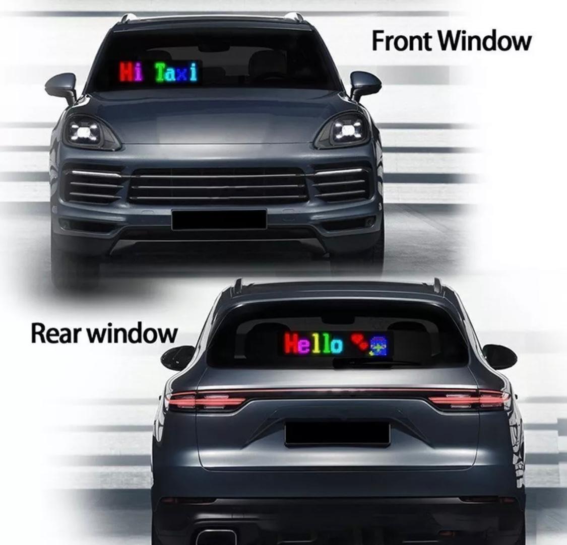 Flexible LED Display For use in Shops and Cars