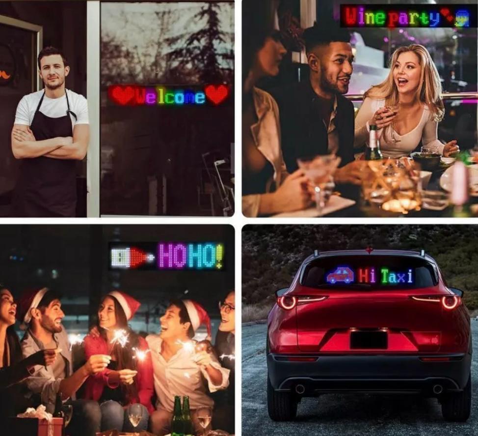 Flexible LED Display For use in Shops and Cars