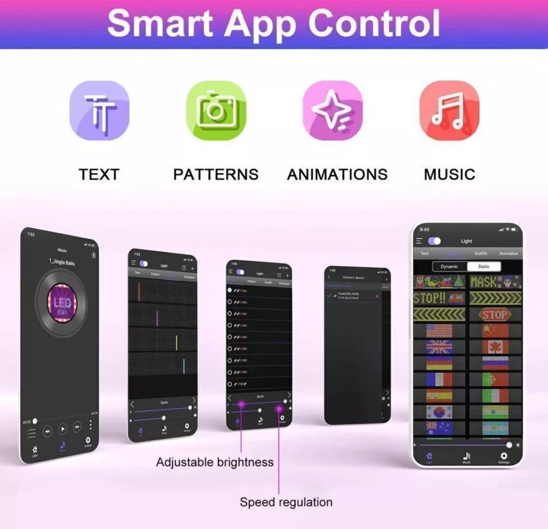 Flexible LED Display For use in Shops and Cars