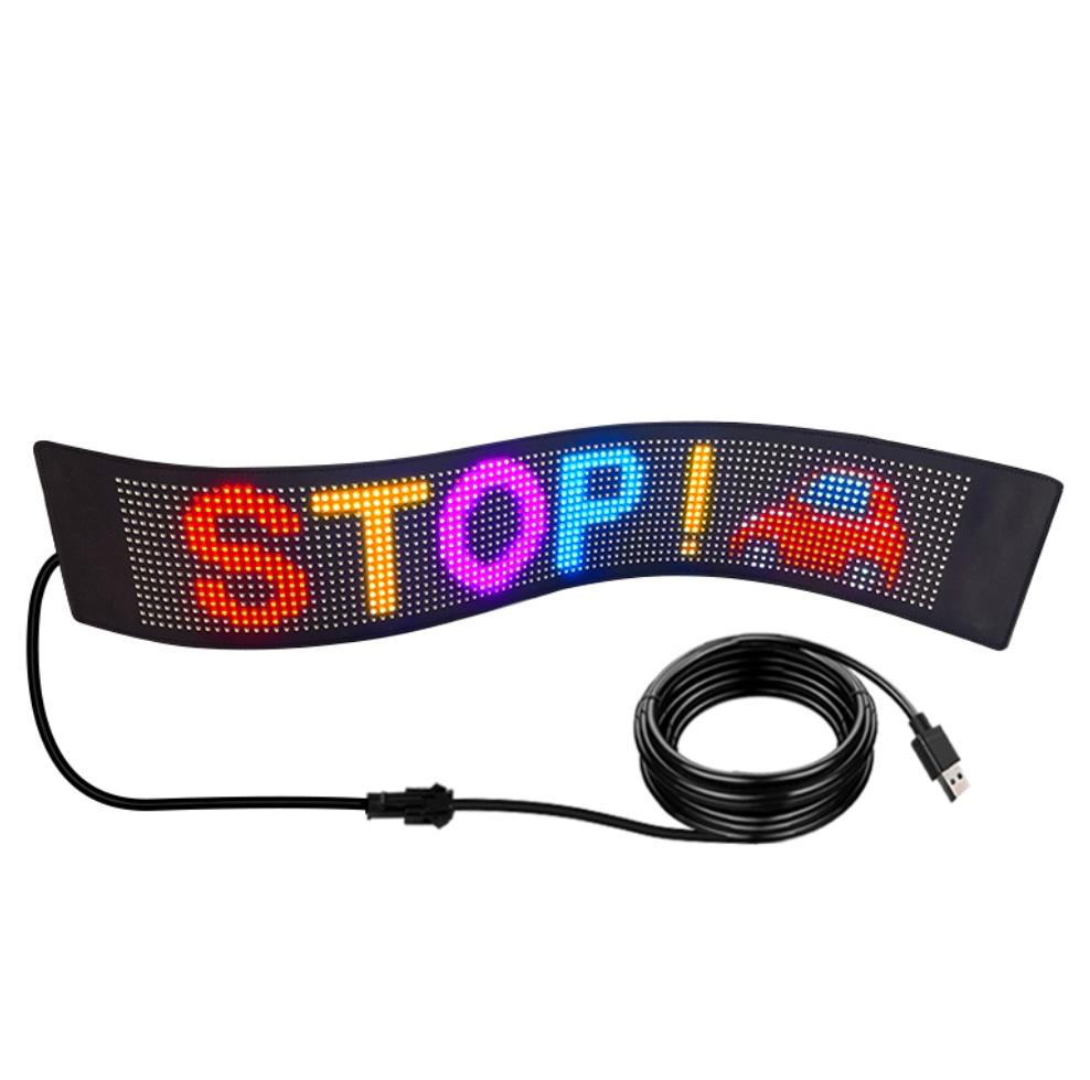 Flexible LED Display For use in Shops and Cars