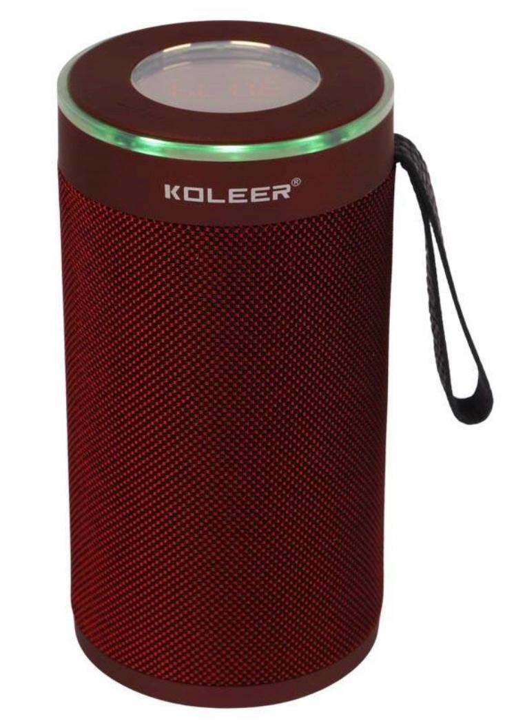 S817 Bluetooth Portable Speaker with LED display By Koleer
