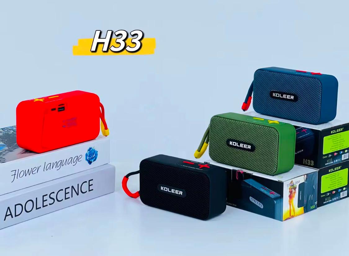 H33 Portable Bluetooth Speaker By Koleer