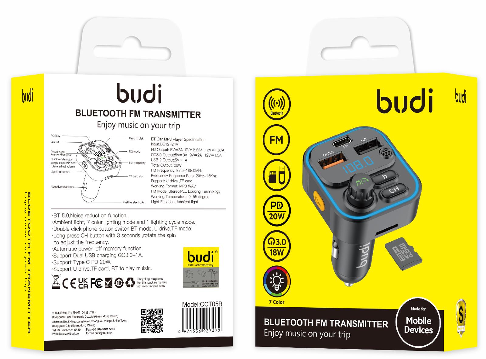 FM Transmitter & Car Charge By Budi