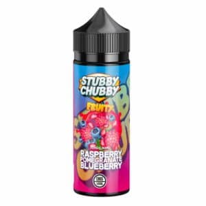Stubby Chubby 100ml Shortfill E-Liquid - Raspberry Pomegranate Blueberry