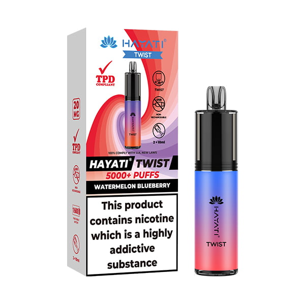 Hayati Twist 5000 Puffs Disposable Vape (Pack Of 5)