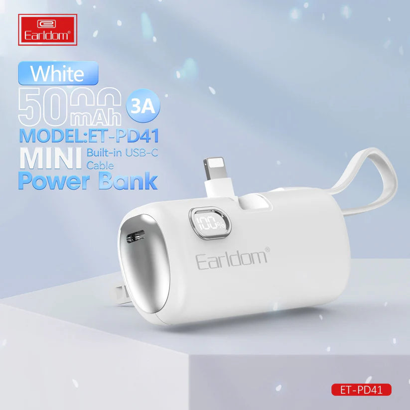 ET-PD41 Mini Power Bank 5000mAh By Earldom