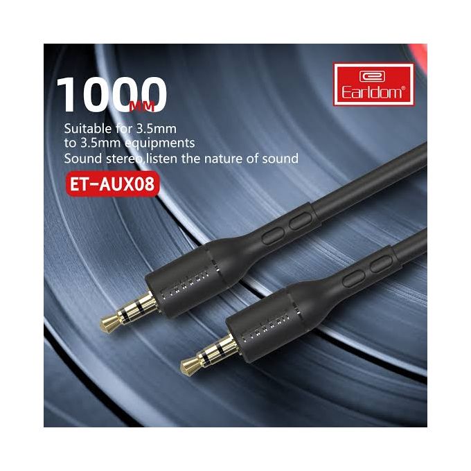 ET-AUX08 Stereo AUX Cable By Earldom