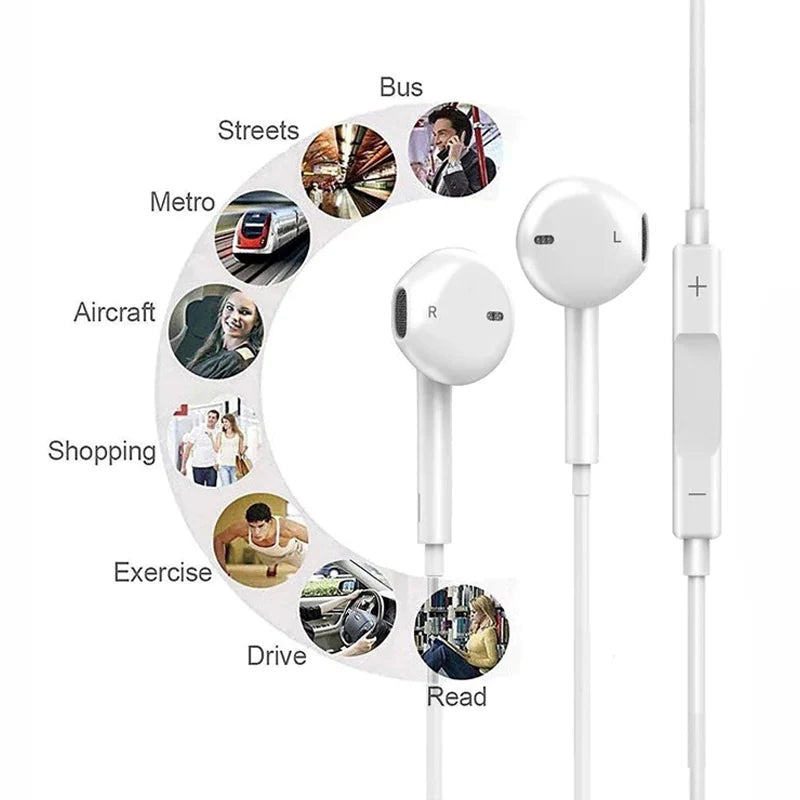 ET-E69 Earphones with Lightning Connector By Earldom