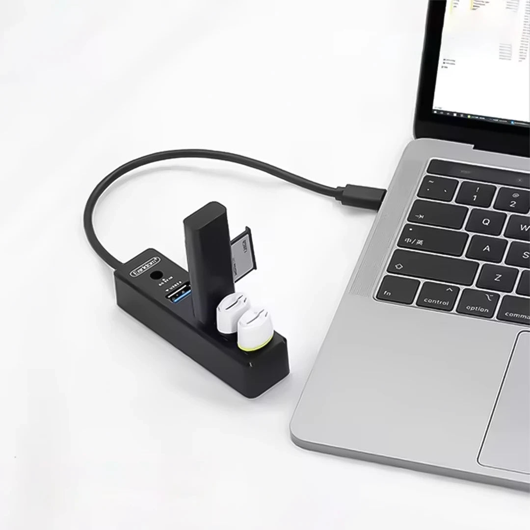 ET-HUB08 4-in-1 USB-C Hub By Earldom