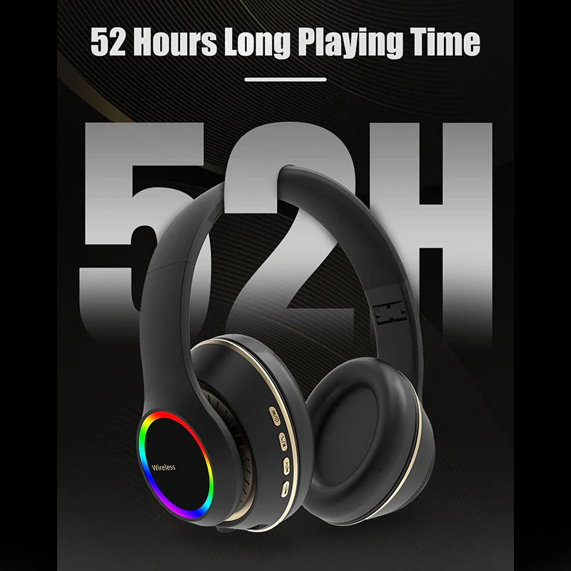 ET-B06 RGB Over-the-Head Bluetooth Headphones By Earldom