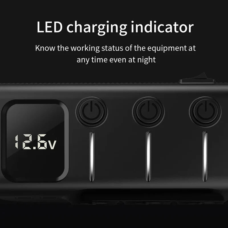 ET-CS4 Fast In-Car Charger Splitter (120W, 3-Way Socket) By Earldom