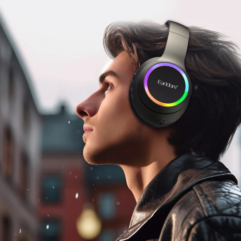 ET-B06 RGB Over-the-Head Bluetooth Headphones By Earldom