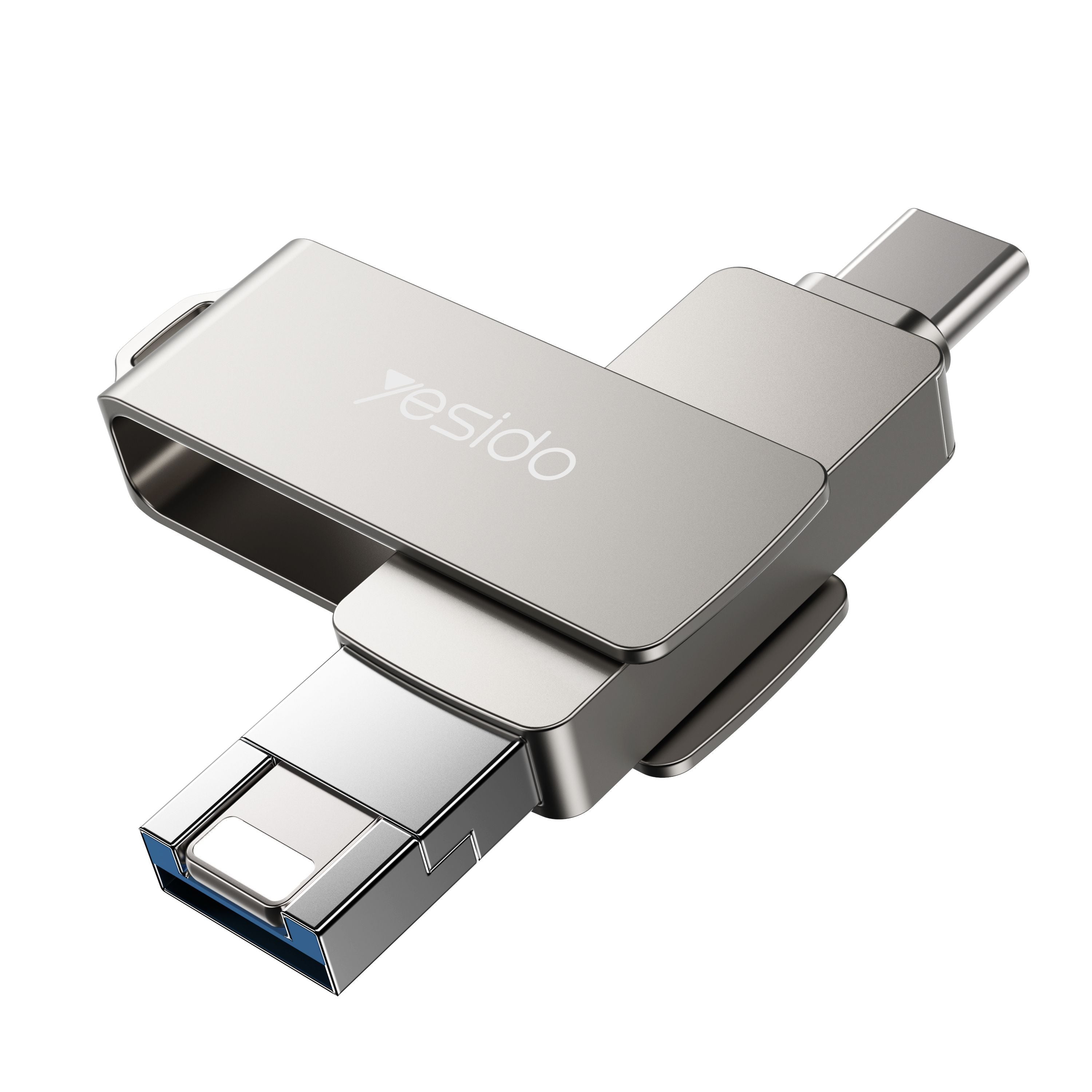 FL17 Metal Rotating Dual Use Adapter Memory Stick By Yesido