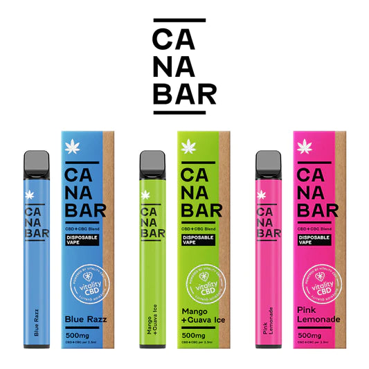 Canabar Disposable Vapes Bar 500mg CBD