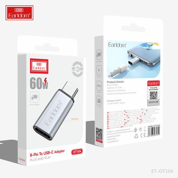 ET-OT104 8-Pin to USB-C Adapter By Earldom