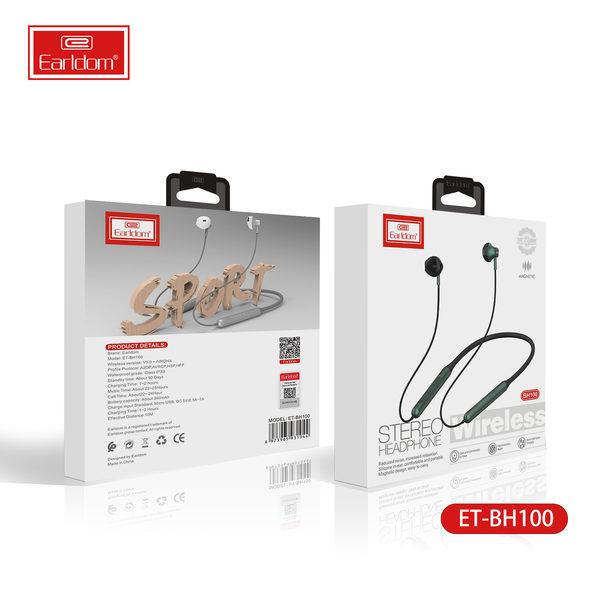 ET-BH100 Wireless Neckband Sports Earphone By Earldom