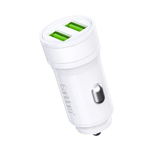 CC33 USB Car Charger White  Without Cable By Earldom