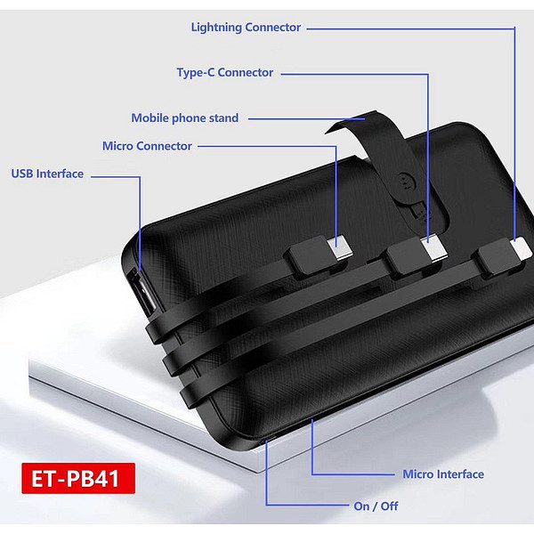 ET-PB41 Power Bank 10000mAh By Earldom