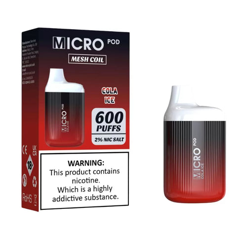 Micro Pod 600 Puff Disposable Vape Kit