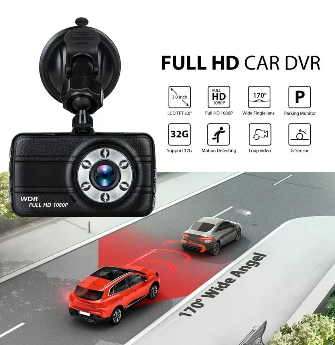 Dual Lens Vehicle BlackBox DVR Dash Camera