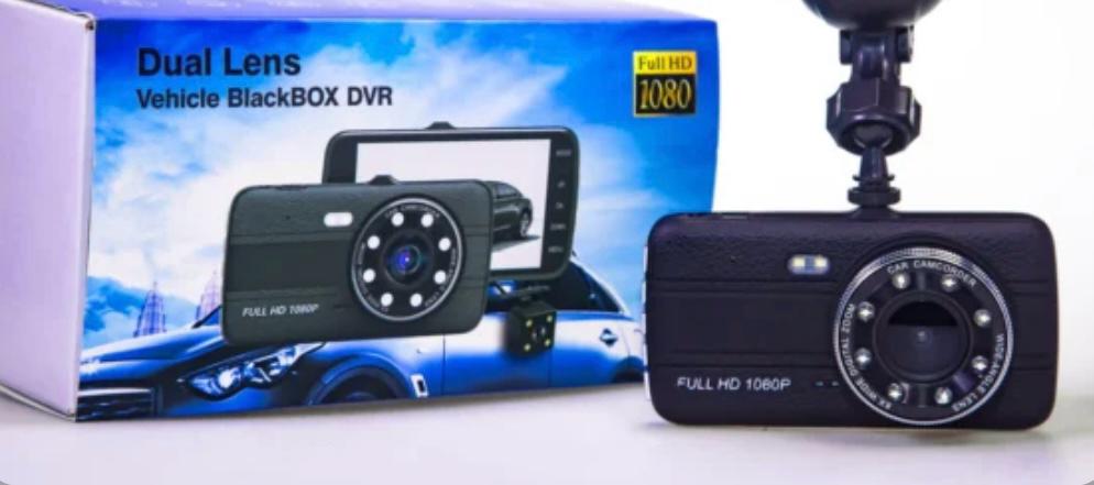 Dual Lens Vehicle BlackBox DVR Dash Camera