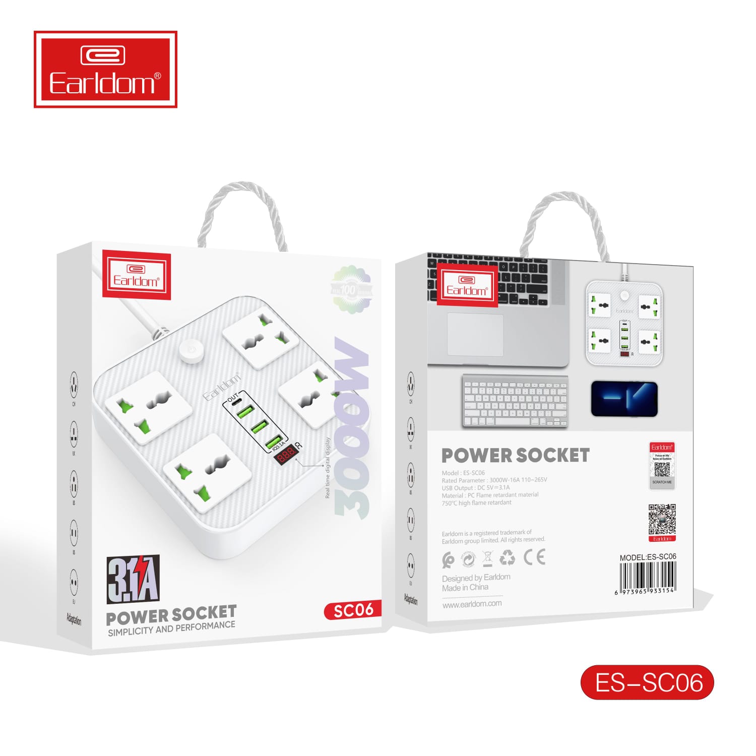 ES-SC06 Power Socket By Earldom