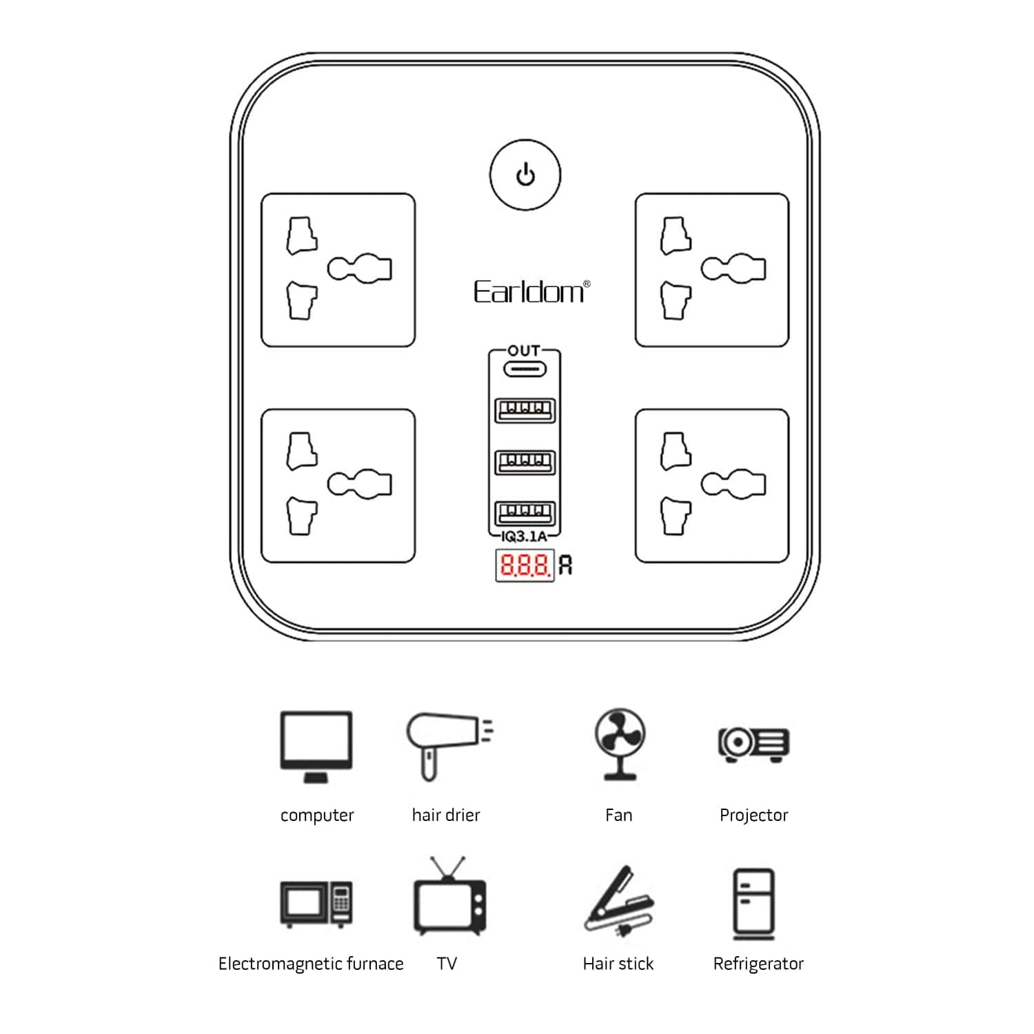 ES-SC06 Power Socket By Earldom