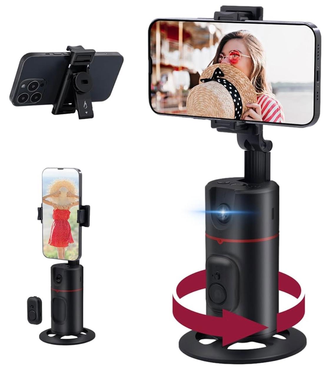 P05 360 Horizontal Face Tracking Selfie Stick Tripod By Magic Snapshot