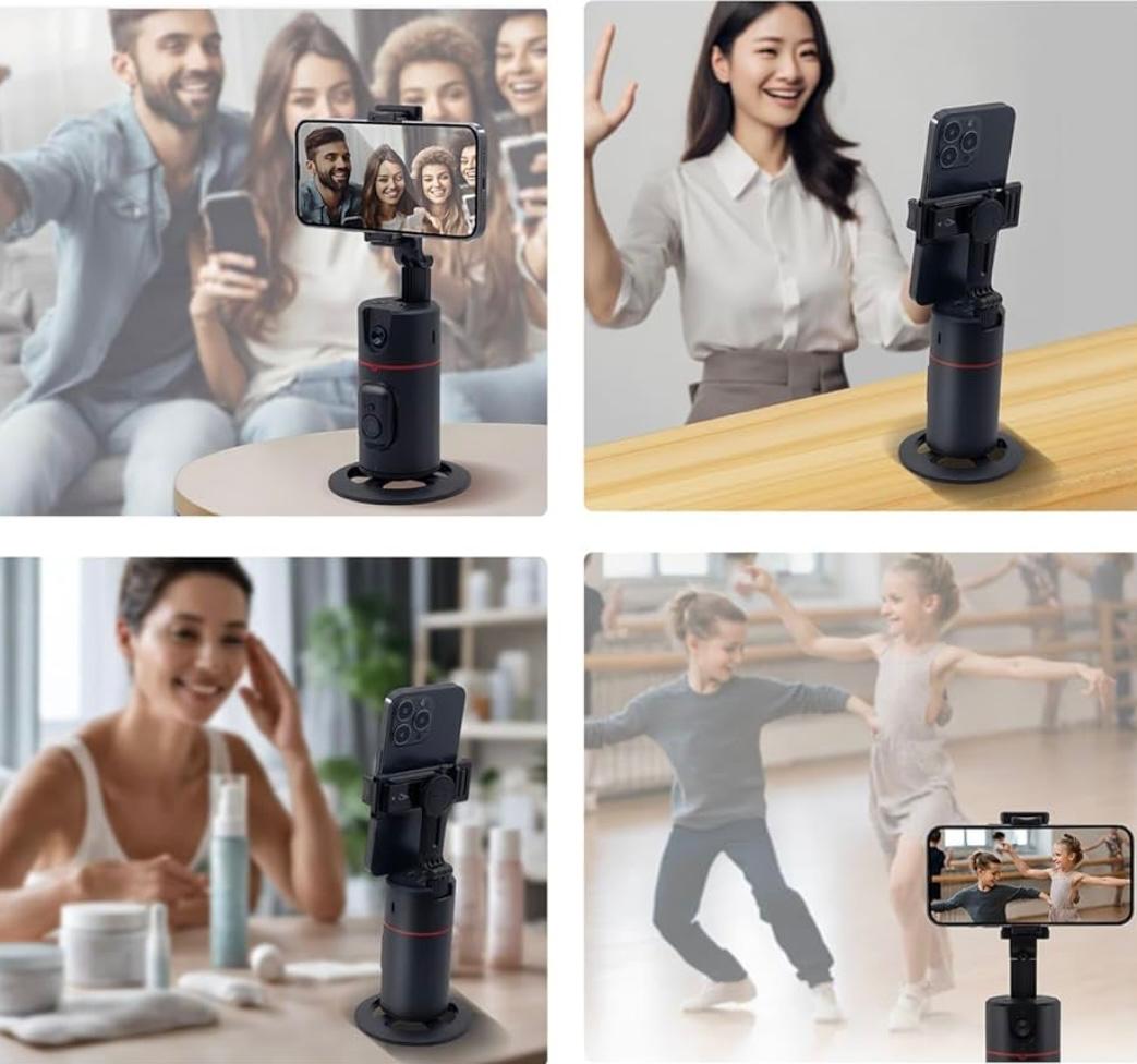 P05 360 Horizontal Face Tracking Selfie Stick Tripod By Magic Snapshot