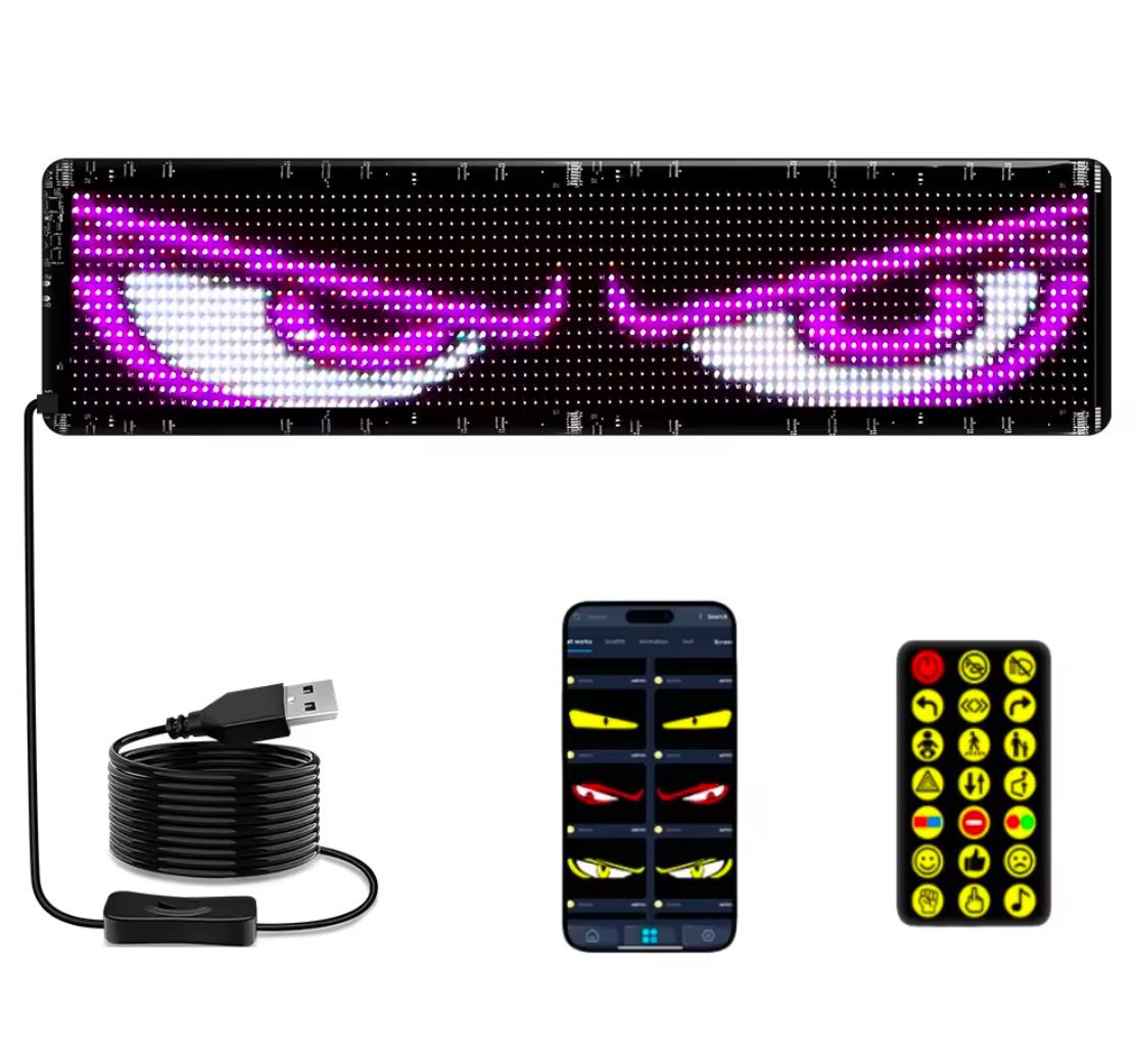 Flexible LED Display  For use in Shops and Cars