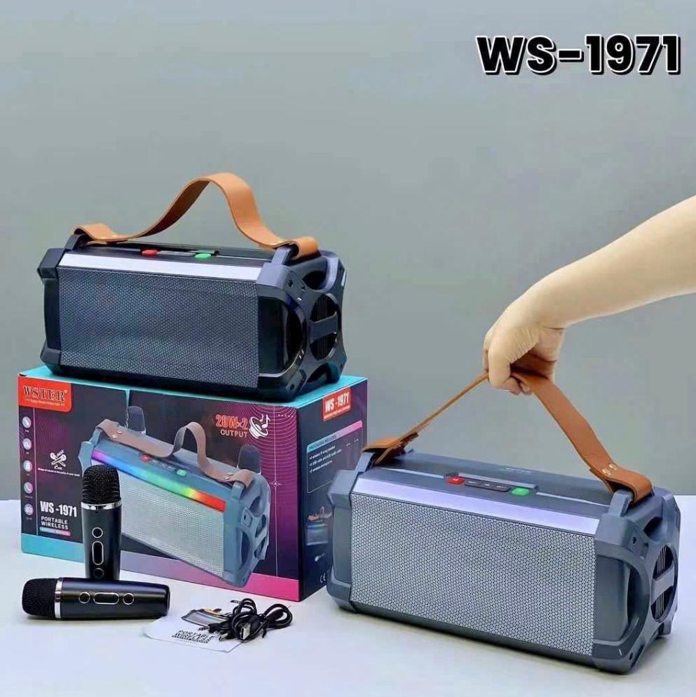 WS-1971 High-Power 40W Bluetooth Speaker By Wster