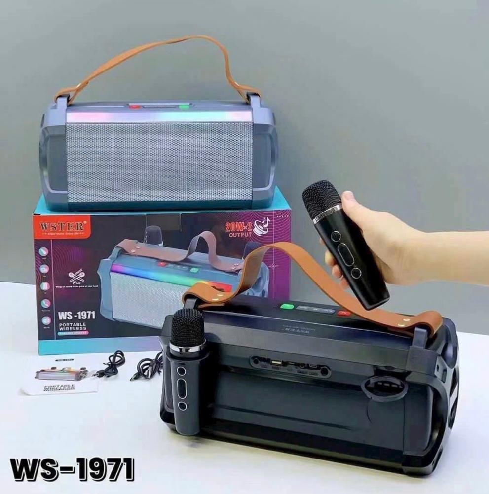 WS-1971 High-Power 40W Bluetooth Speaker By Wster