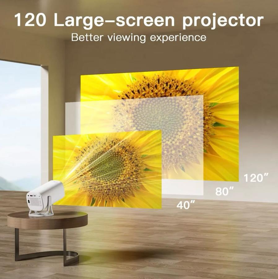 S40MAX Projector Supports 4K Video & Gaming Projector with 2 Video Game Controller’s By Salange