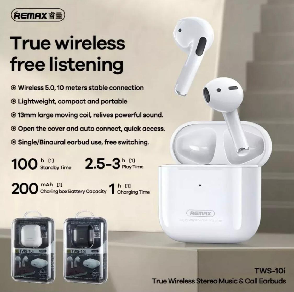 TWS-10i True Wireless Stereo Music Bluetooth Earbuds By Remax