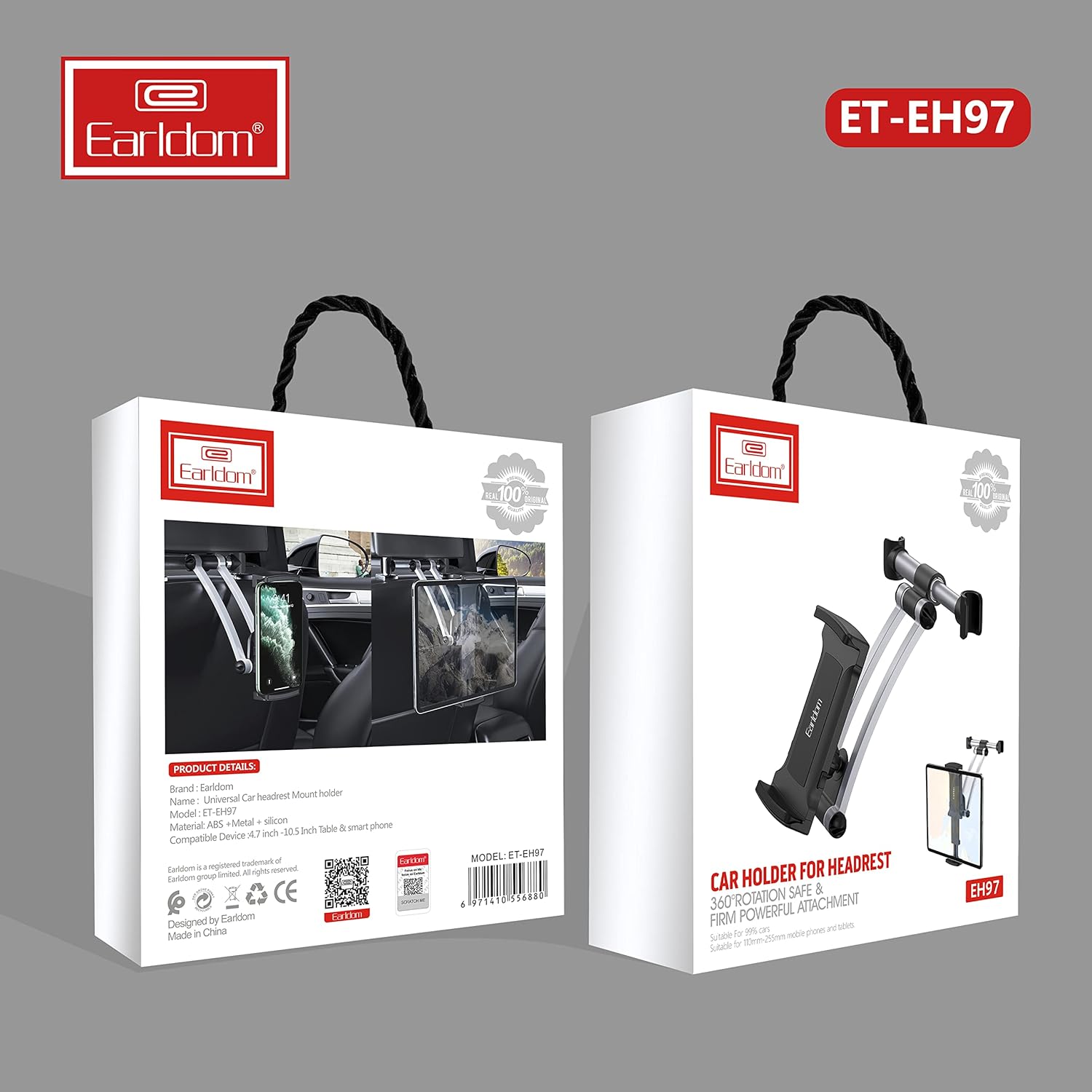 ET-EH97 Car Headrest Mount Holder By Earldom