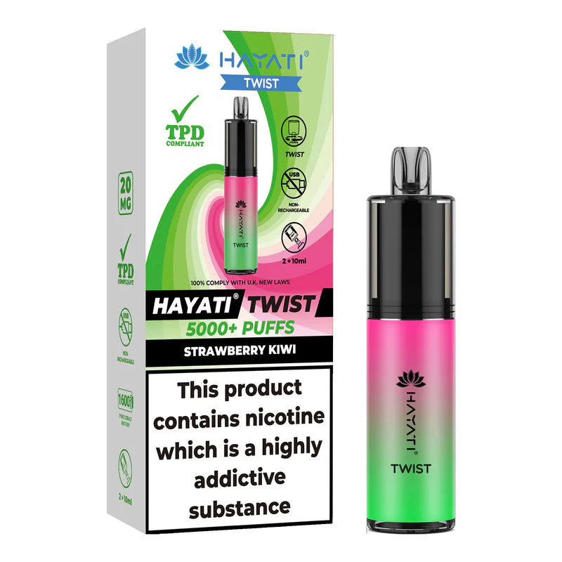 Hayati Twist 5000 Puffs Disposable Vape (Pack Of 5)