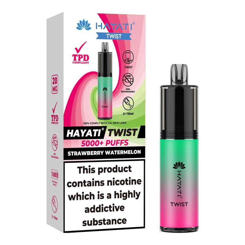 Hayati Twist 5000 Puffs Disposable Vape (Pack Of 5)