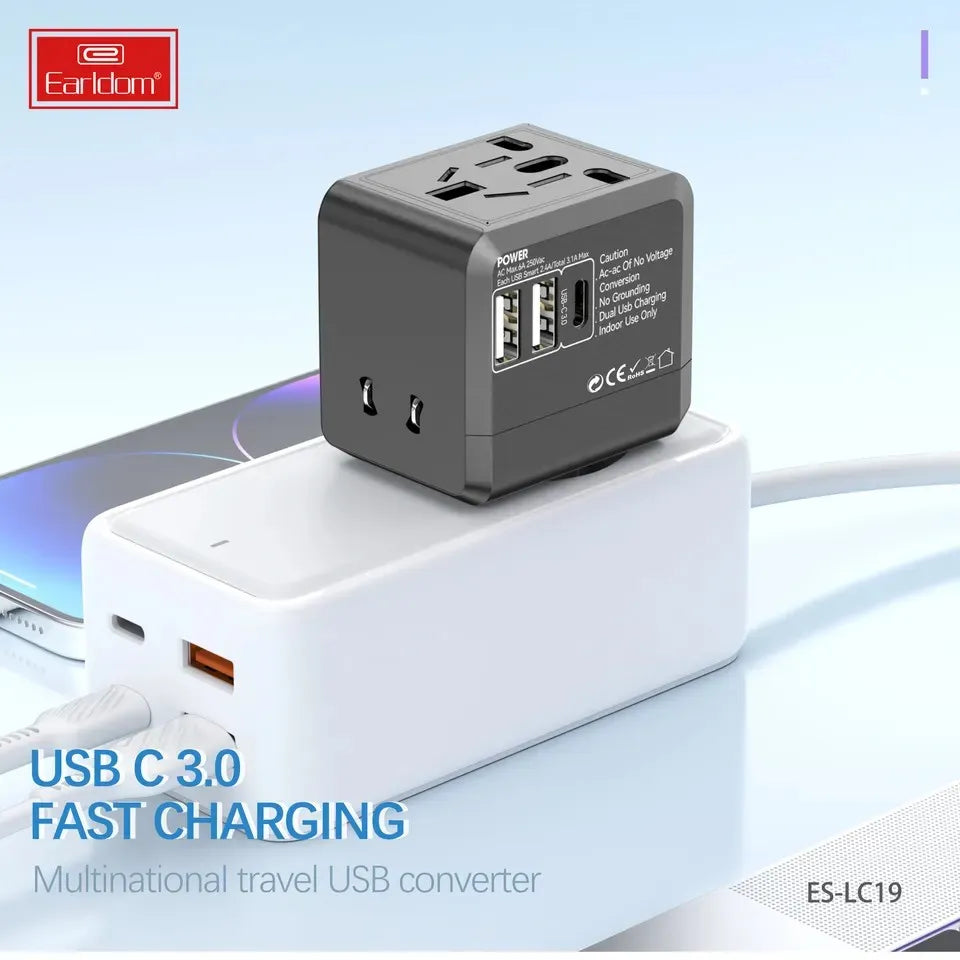 ES-LC19 Universal Travel Adapter By Earldom