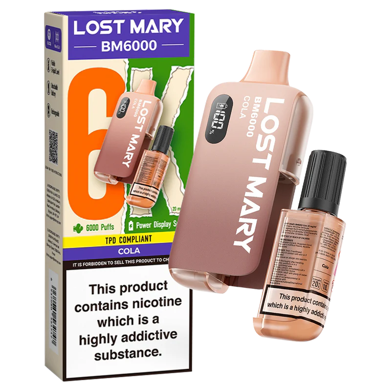 Lost Mary BM6000 Puff Disposable Vape Kit (Pack of 5)