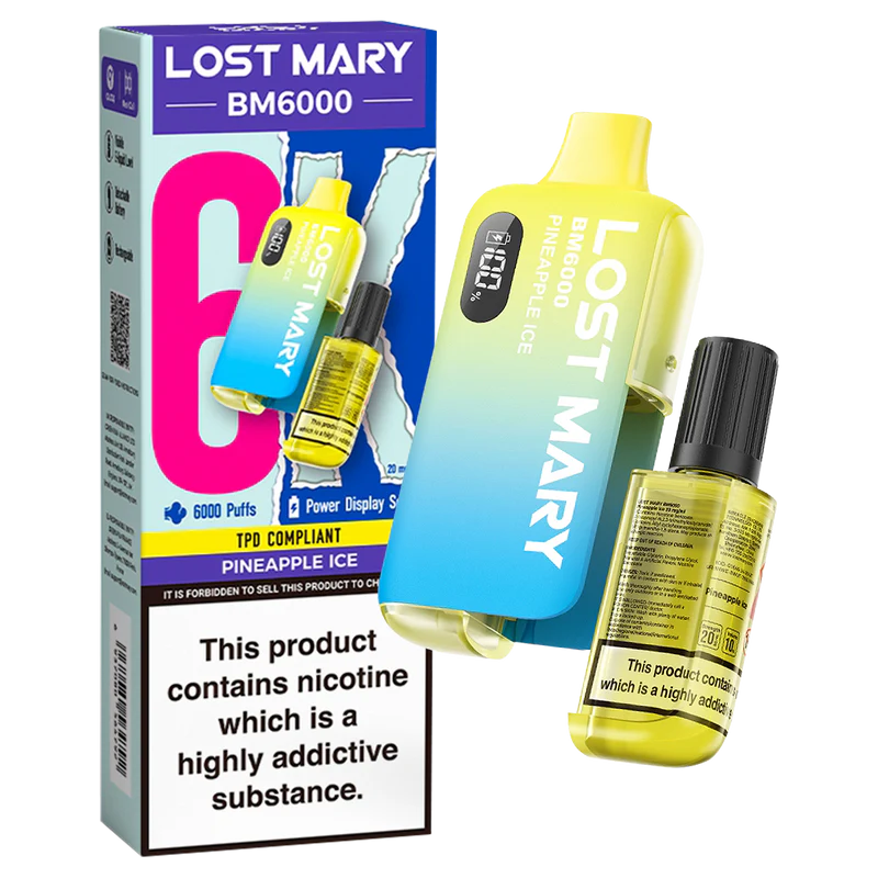 Lost Mary BM6000 Puff Disposable Vape Kit (Pack of 5)