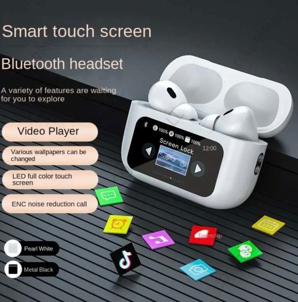 CozyPods W30N Wireless Headset/Earbuds with colour screen By Remax