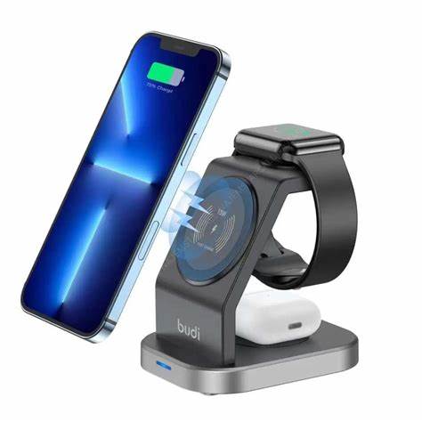 3-in-1 Magnetic Wireless Charging Stand By Budi