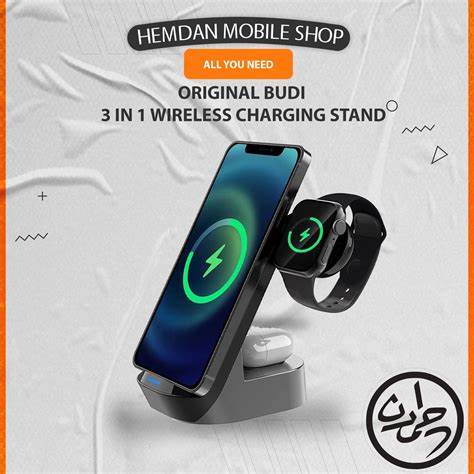 3-in-1 Magnetic Wireless Charging Stand By Budi