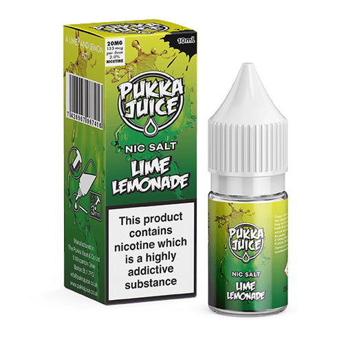 Pukka Juice Nic Salt - Lime Lemonade
