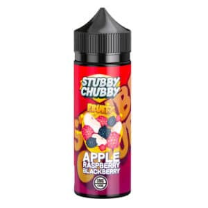 Stubby Chubby 100ml Shortfill E-Liquid - Apple Raspberry Blackberry